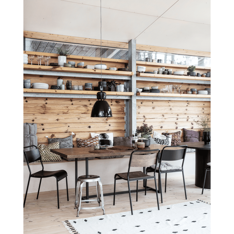 House Doctor Kant Eettafel, Naturel