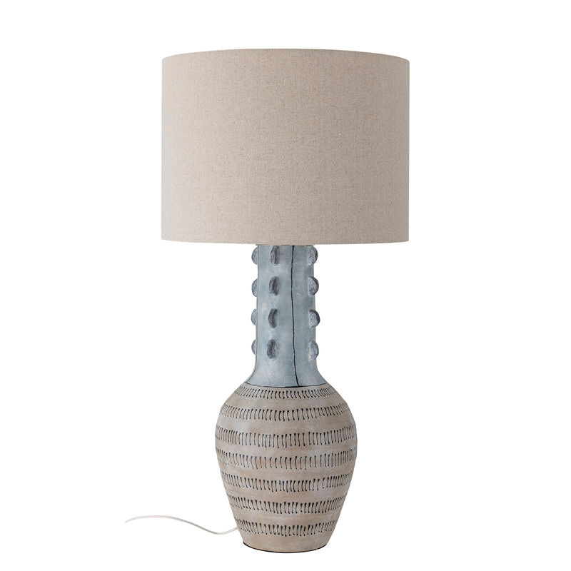 Bloomingville Gadiela vloerlamp, blauw, aardewerk