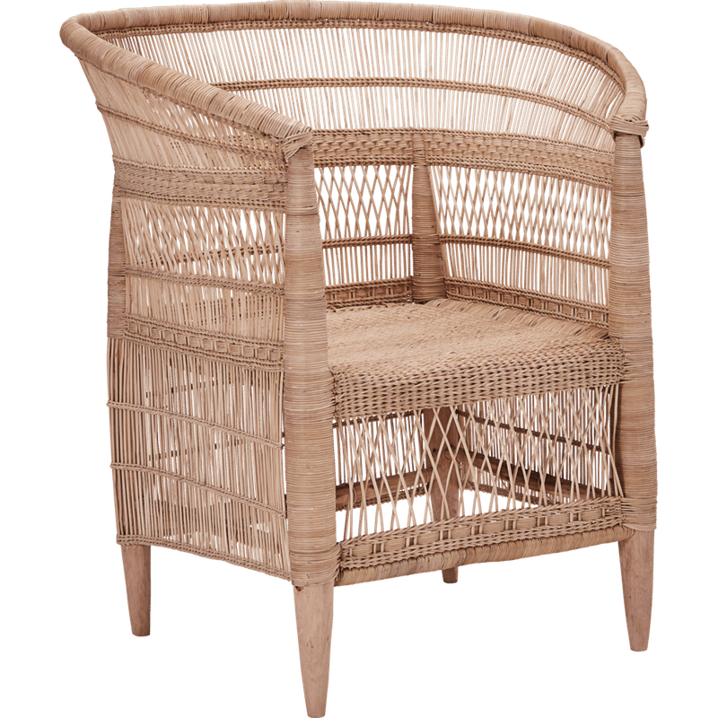 Silla Rika de House Doctor con reposabrazos, Natural