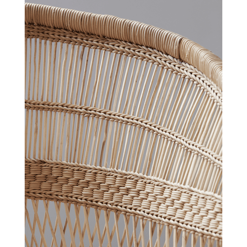 Silla Rika de House Doctor con reposabrazos, Natural