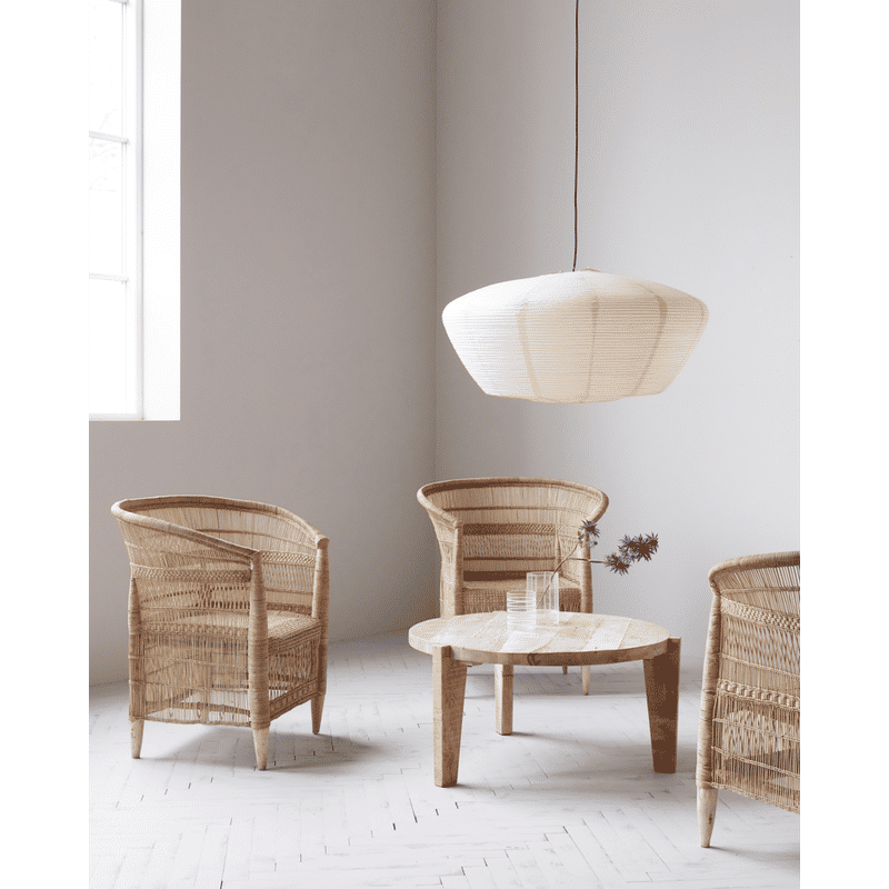 Silla Rika de House Doctor con reposabrazos, Natural