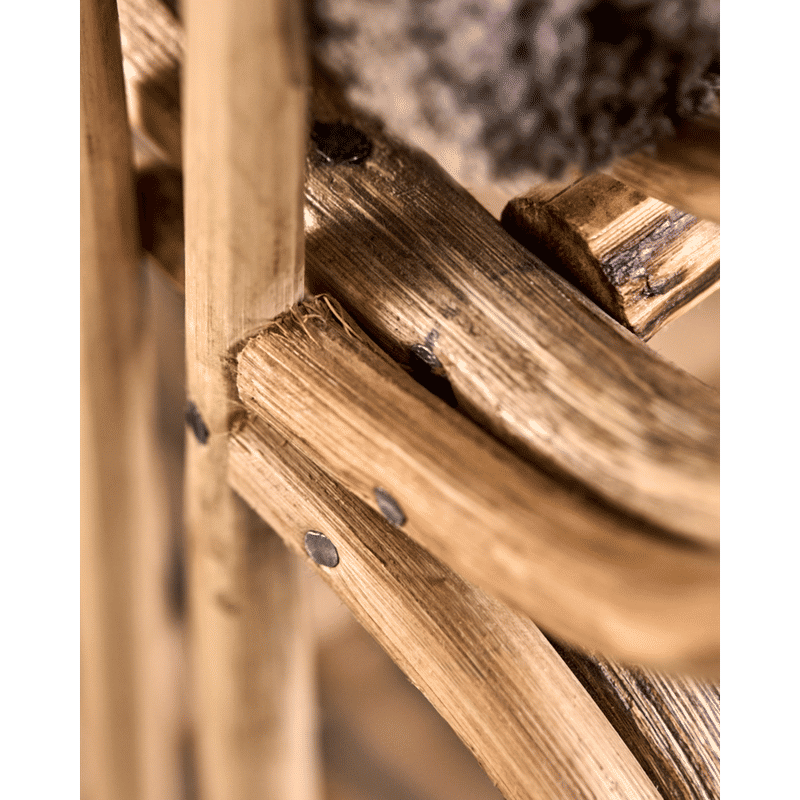 House Doctor Shelf bijzettafel, naturel hout