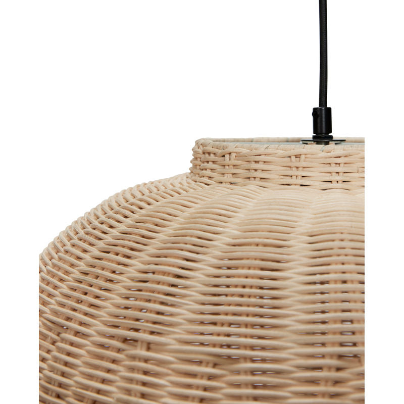 Hübsch chand pendentif rond naturel