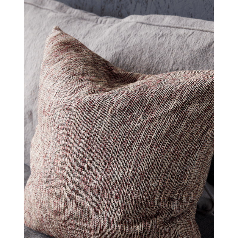 House Doctor Riti Housse de Coussin, Bordeaux
