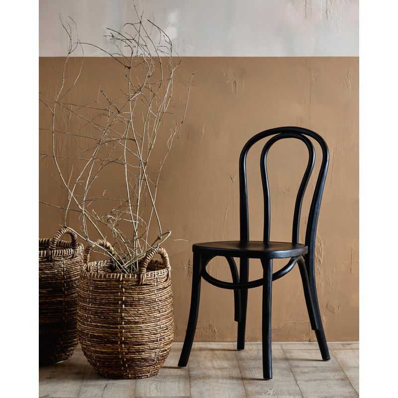 Nordal Bistro stoel, zwart, hout