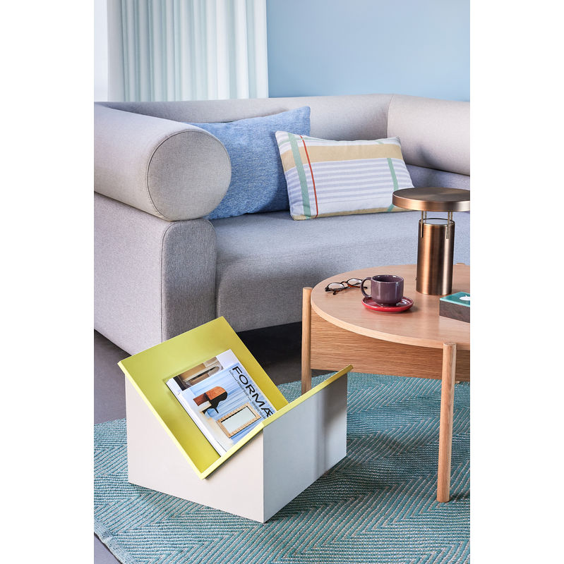 Hübsch Tick tijdschrifthouder, geel