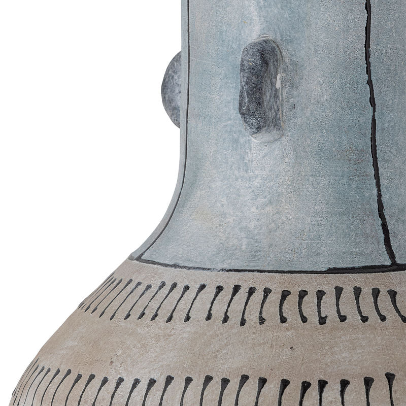 Bloomingville Gadiela vloerlamp, blauw, aardewerk