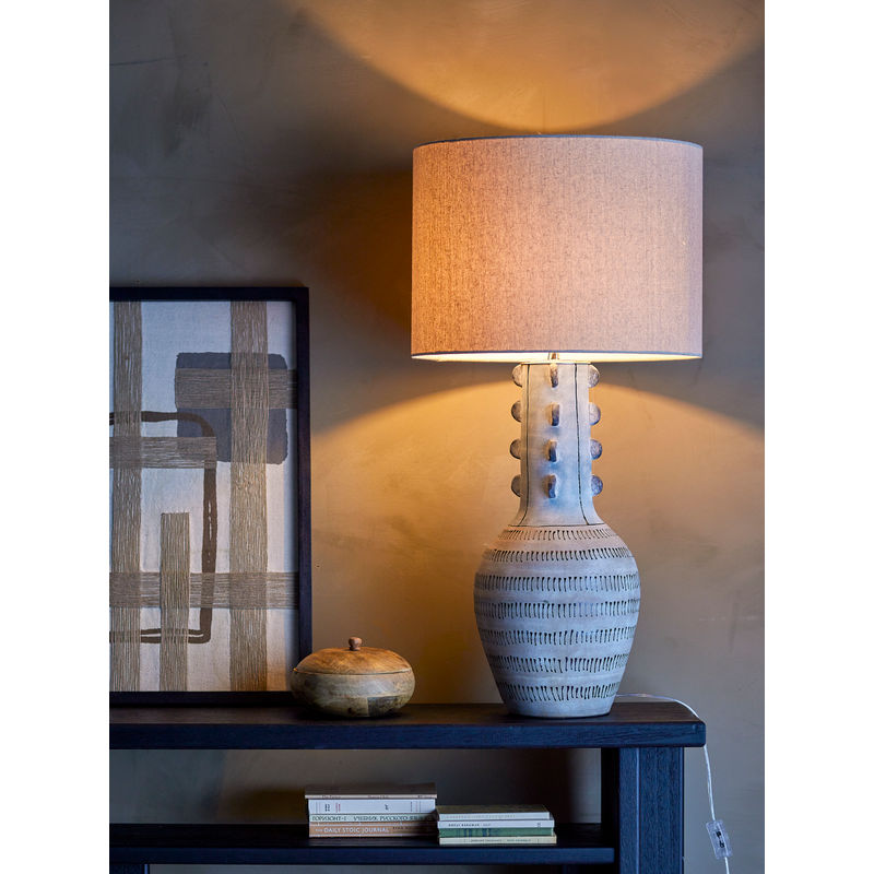 Bloomingville Gadiela vloerlamp, blauw, aardewerk