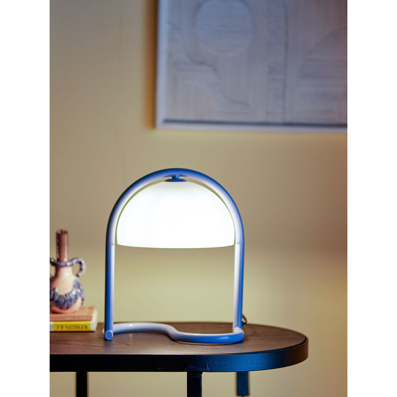 Bloomingville Favour tafellamp, Blauw