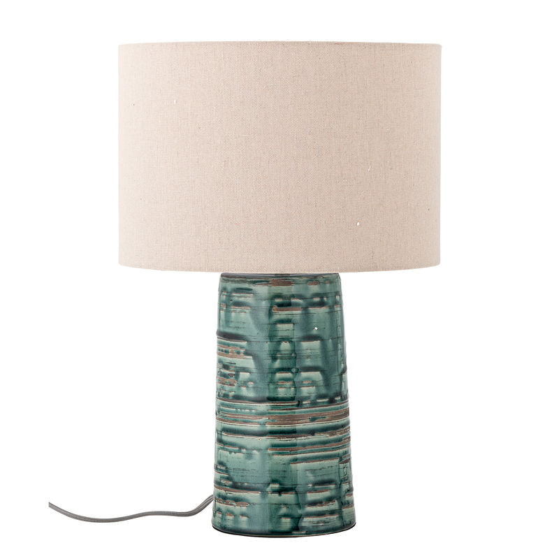 Lámpara de mesa Freyah de Creative Collection, verde, cerámica