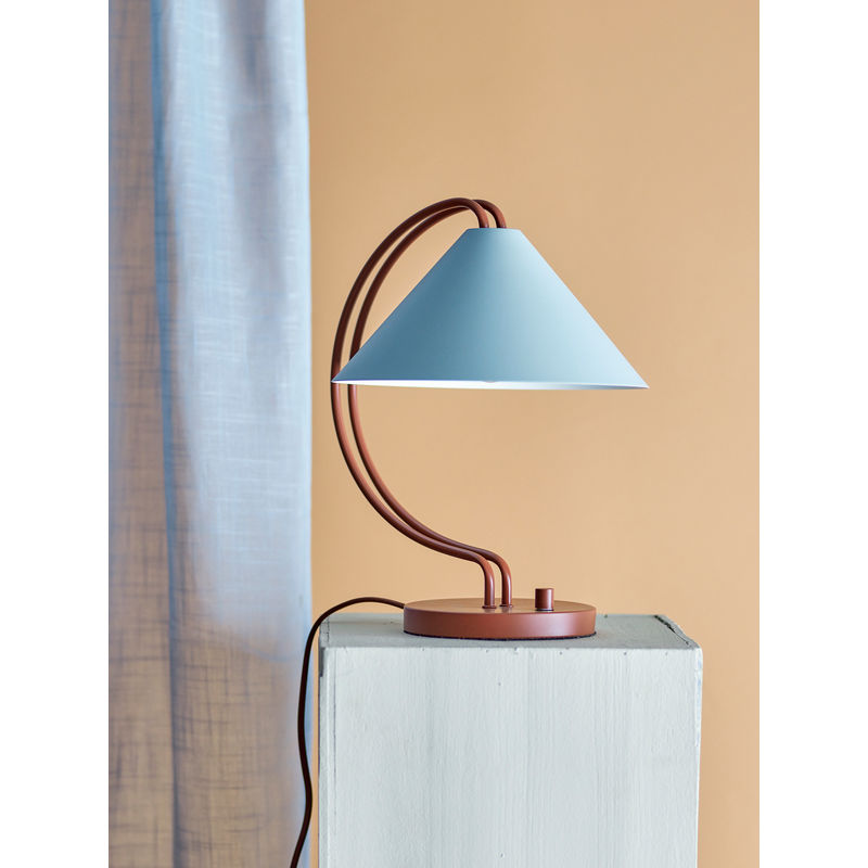 Lampe de table Janya de Bloomingville, Rouge, Métal