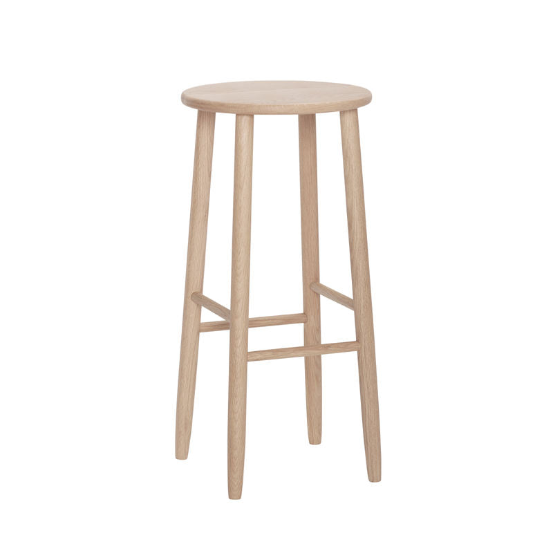 Hübsch Acorn tabouret de bar, bois naturel