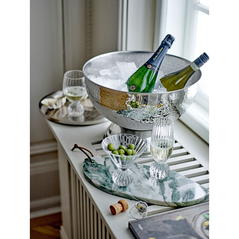 Bol en Champagne Kaluka de Bloomingville, Argent, Acier Inoxydable