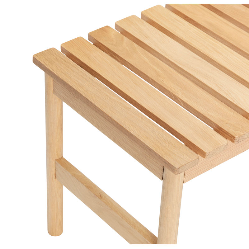 Banco de fila Hübsch, madera natural