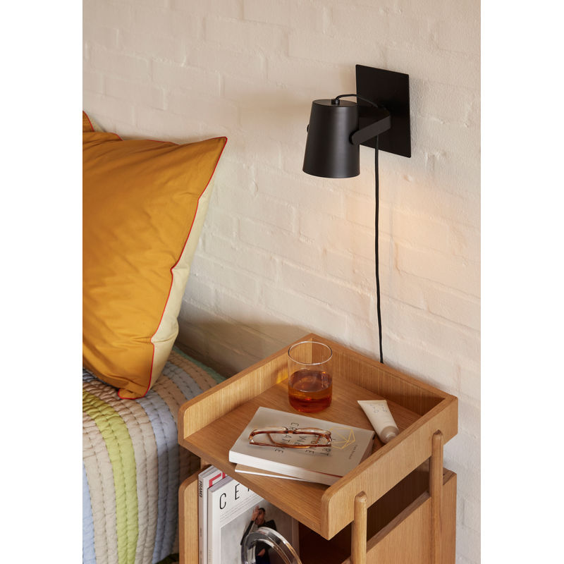 Hübsch Ardent Wand lampe Schwarz