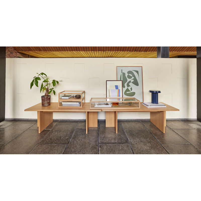 Hübsch Keen, lámpara de sobremesa azul oscuro