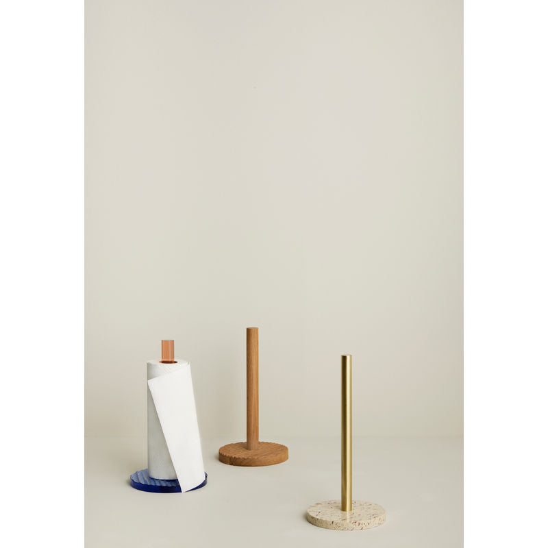 Hübsch Quiosco de cocina Portarrollos Azul/Rosa