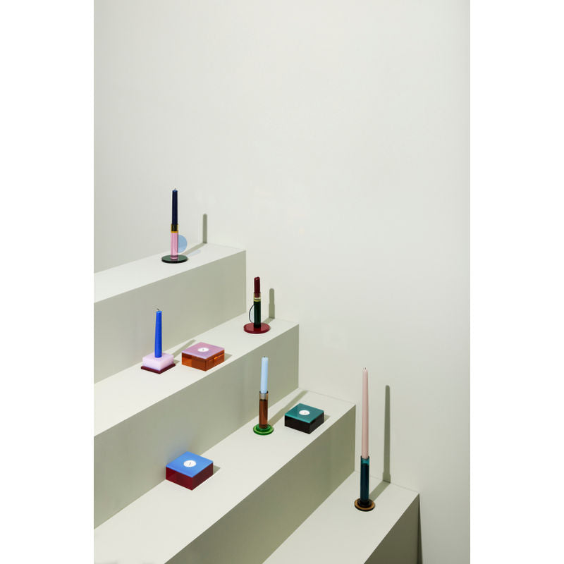 Hübsch Astro Candlestick Verde