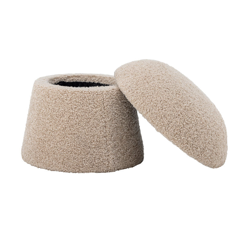 Bloomingville Bocca Poef, Natur, Polyester