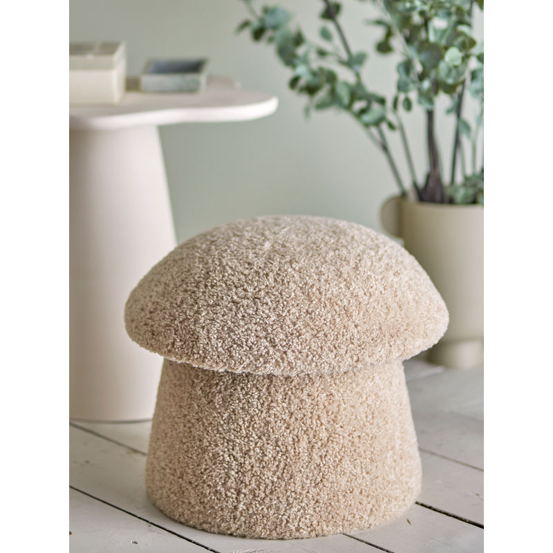 Bloomingville Bocca Poef, Natur, Polyester