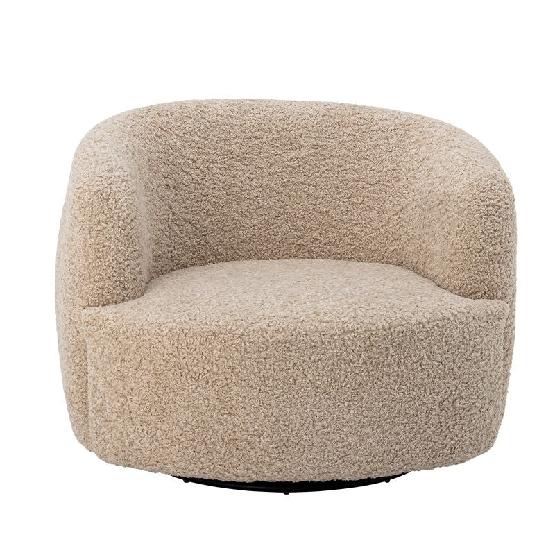 Bloomingville Bocca Stuhl, Natur, Polyester