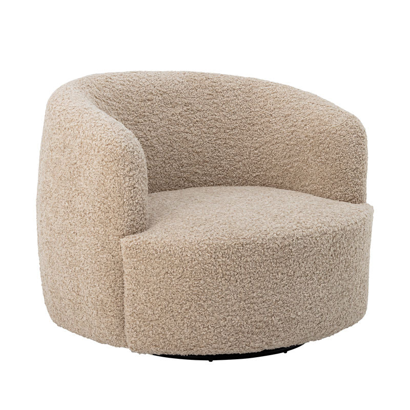 Bloomingville Bocca Stuhl, Natur, Polyester