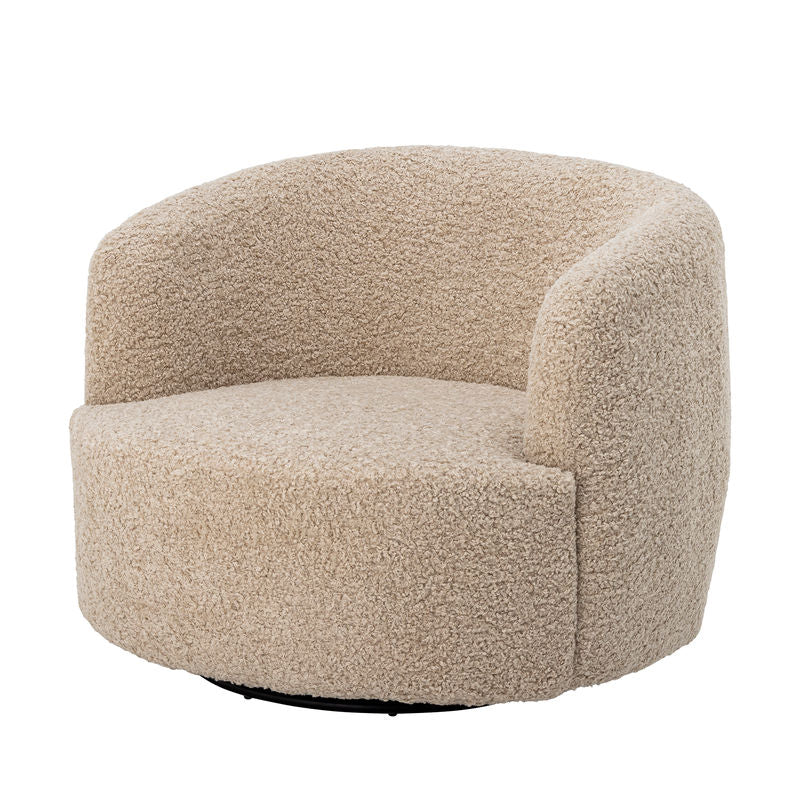 Bloomingville Bocca Stuhl, Natur, Polyester
