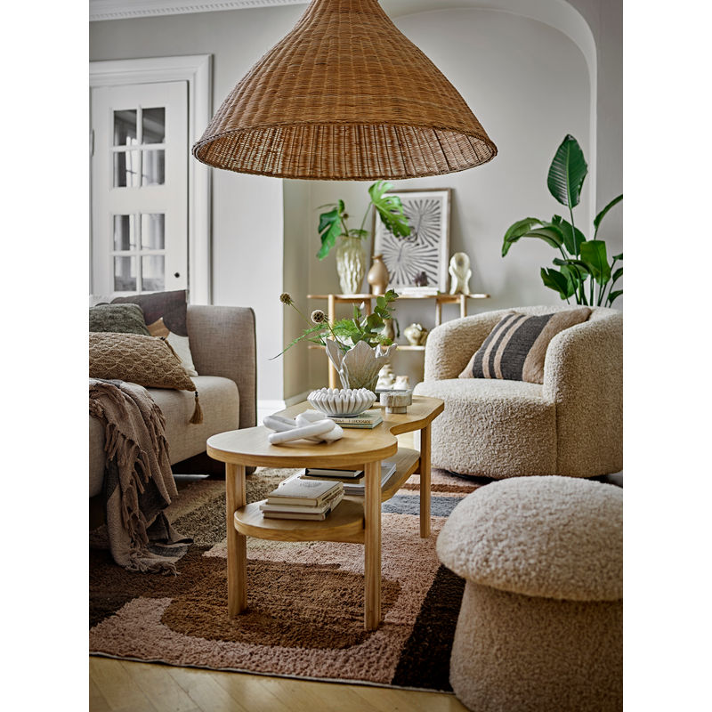 Bloomingville Bocca Stuhl, Natur, Polyester