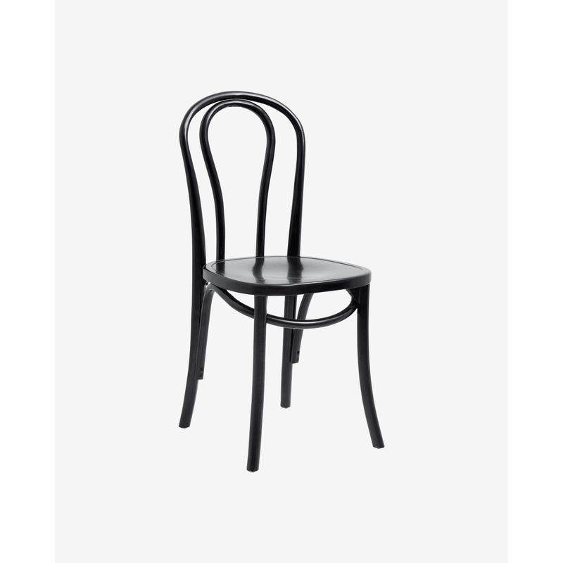 Nordal Bistro stoel, zwart, hout