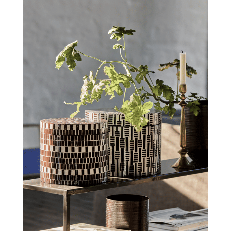 House Doctor Lango Bewaardozen, Bruin, Naturel