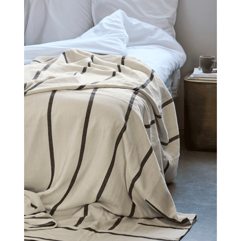 House Doctor Nula Bedsprei, Brun foncé