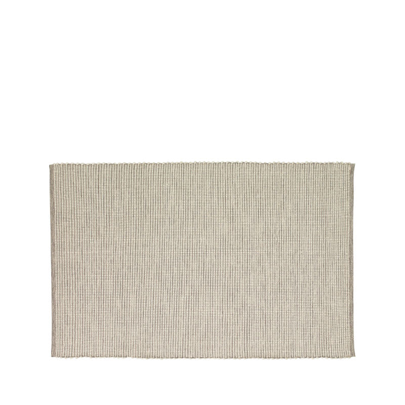 Hübsch Poppy Teppich, grau, weiß
