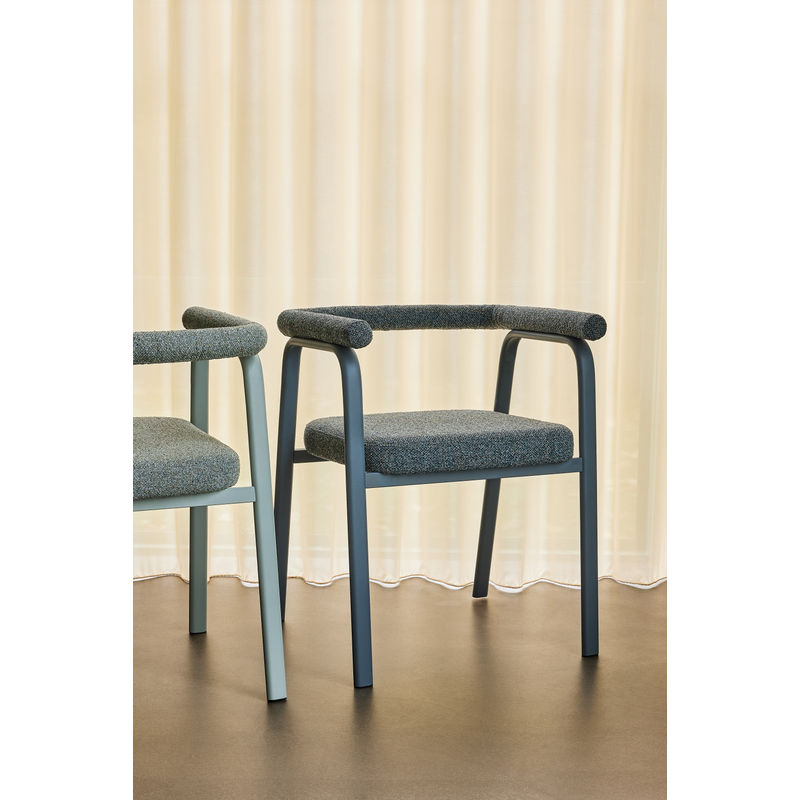 Hübsch Ecto chaise de salle à manger, gris