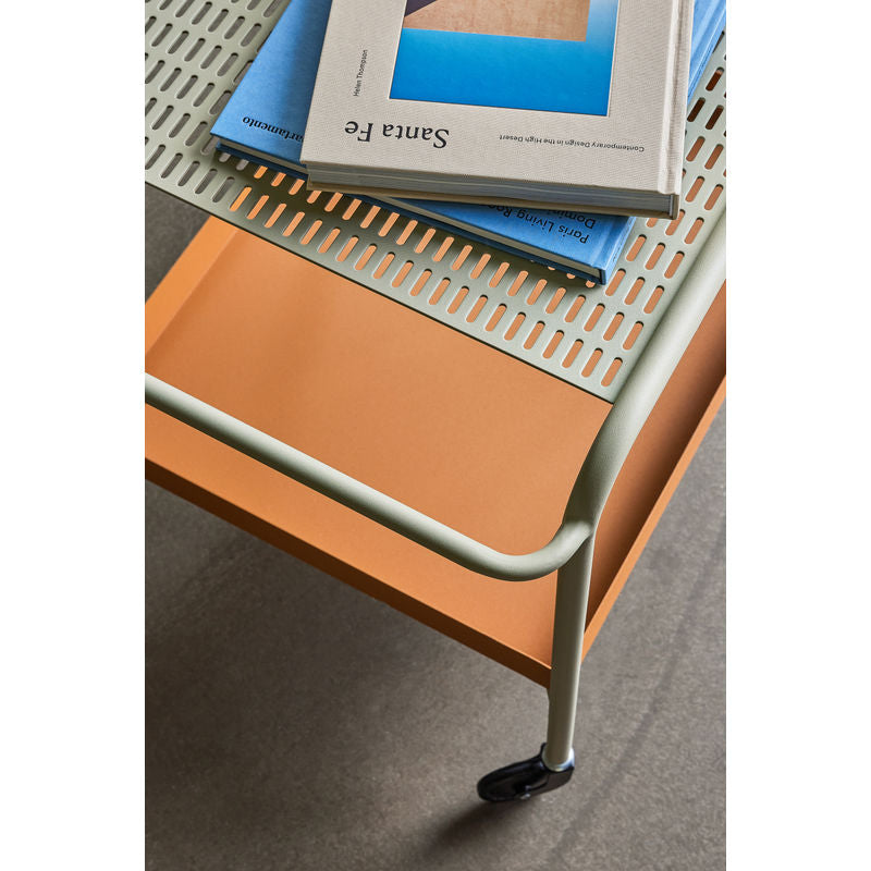 Hübsch Push Trolley, zand, bruin