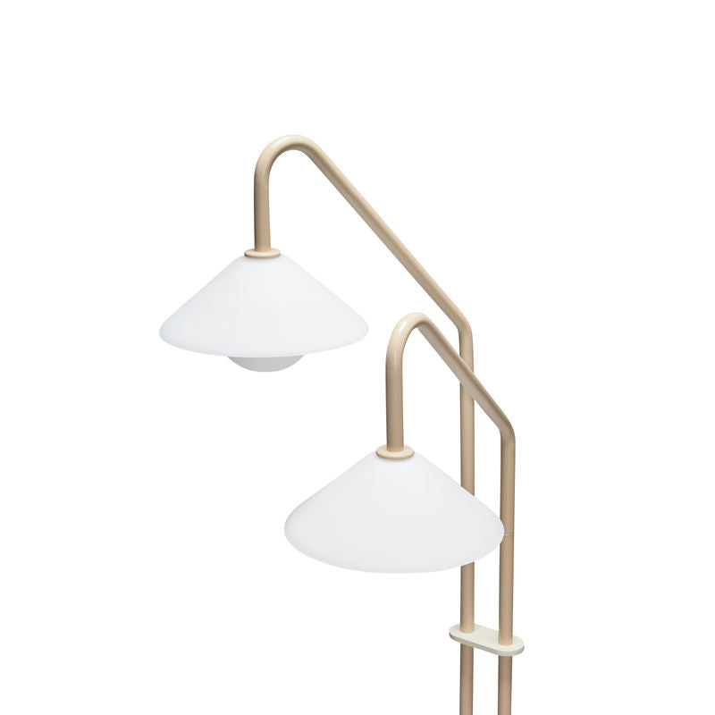 Hübsch Como Stehlampe, beige