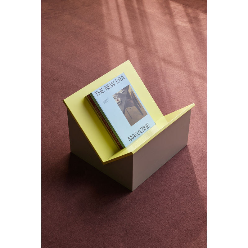 Hübsch Tick tijdschrifthouder, geel