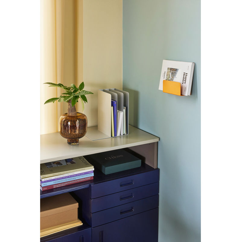 Hübsch File Desk Organiser, grijs