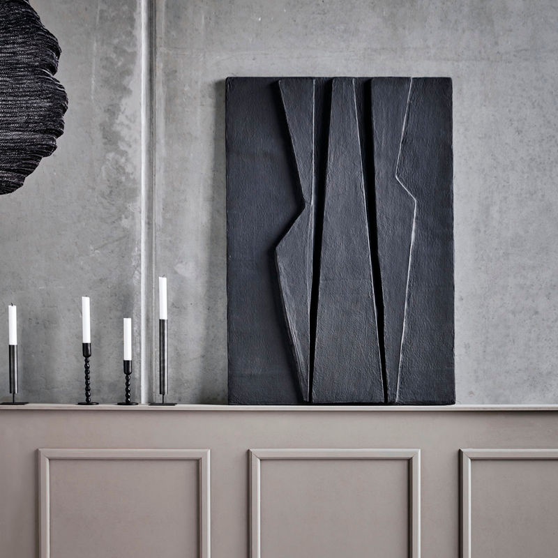 House Doctor Wandkunst, HDMachie, Mat zwart