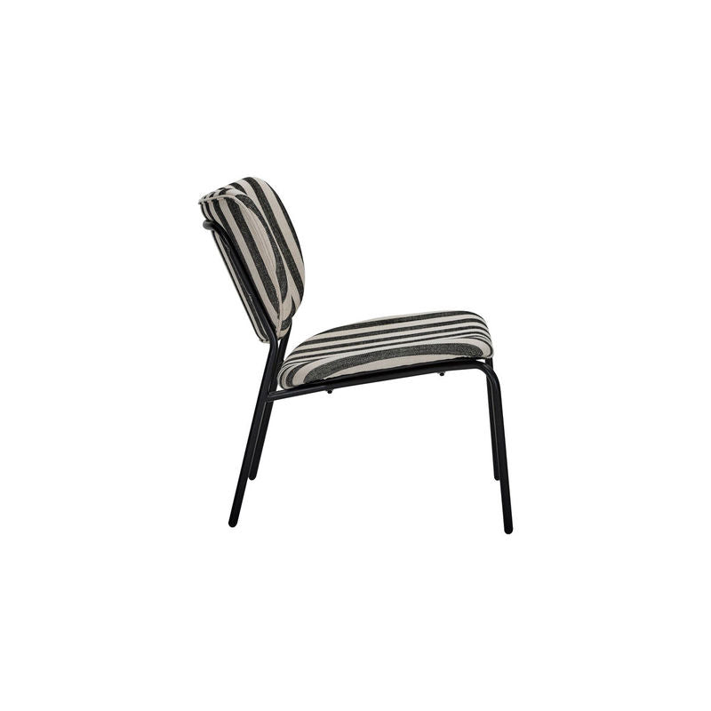 House Doctor Lounge Chair, HDLonga, Negro/Blanco