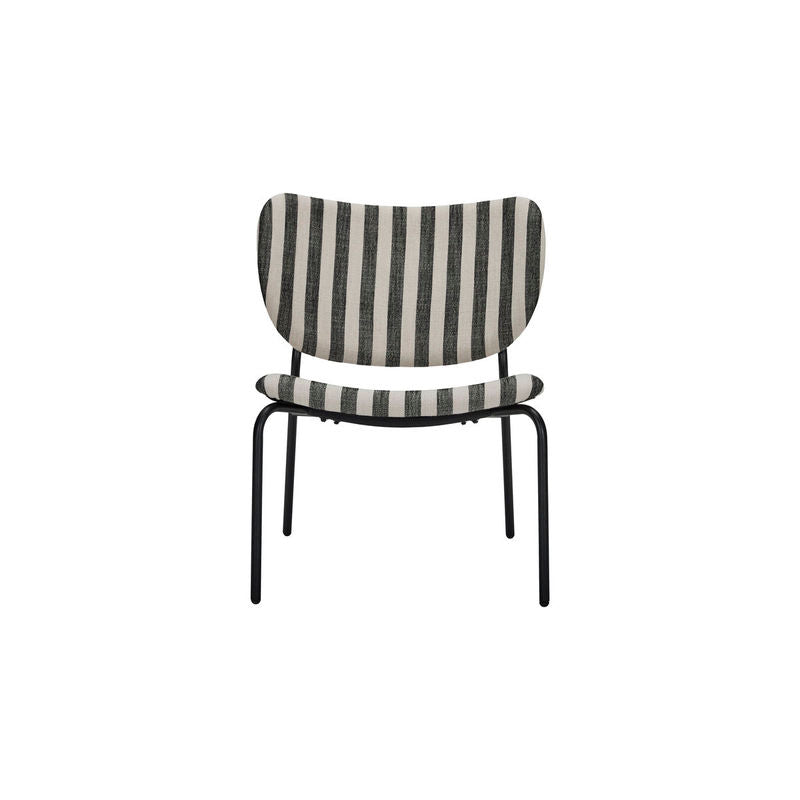House Doctor Lounge Chair, HDLonga, Negro/Blanco