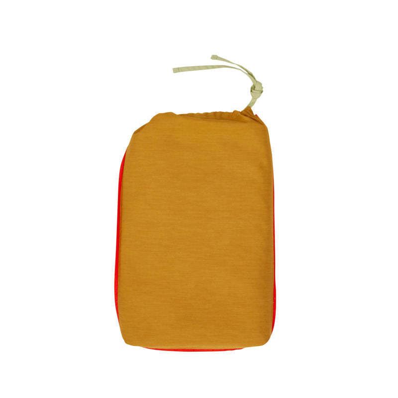 Hübsch Aki Bedding 60/200 Naranja/Verde