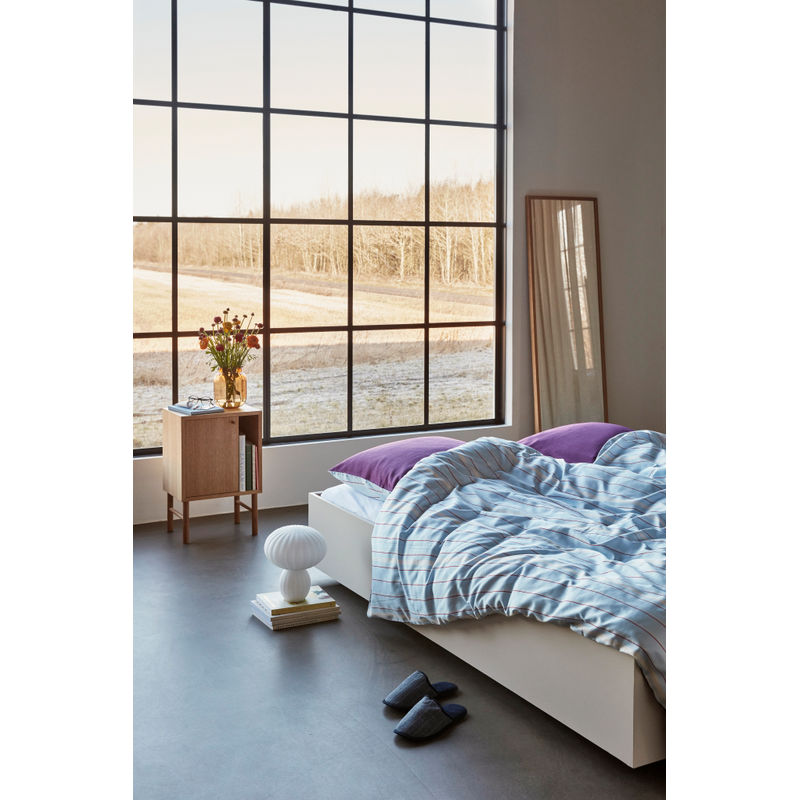 Hübsch Solace Ropa de cama 60X63 140X200 Azul claro