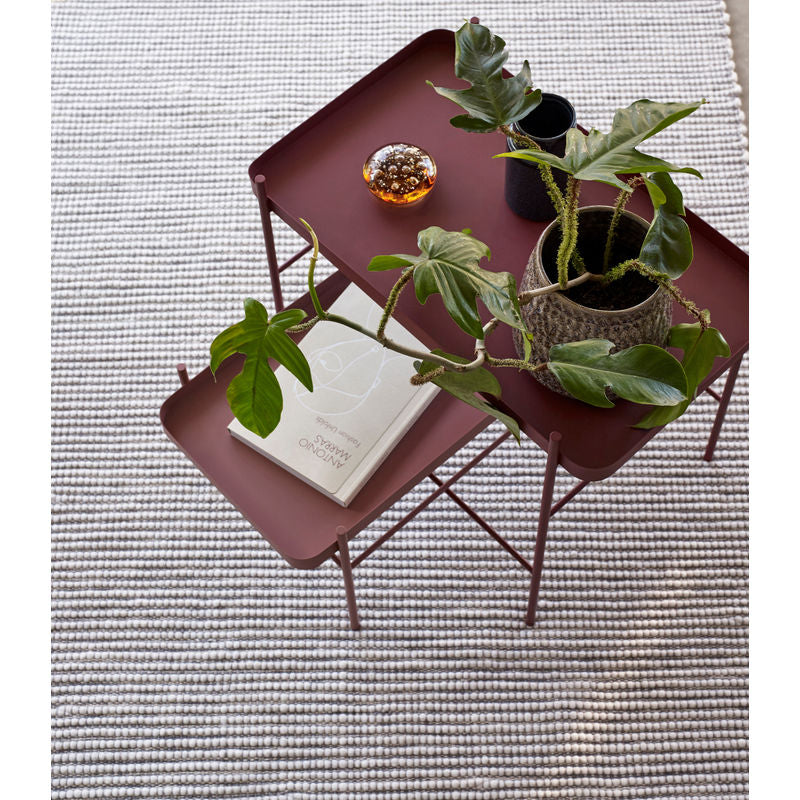 Hübsch Alfombra Poppy Burgundian/Blanco
