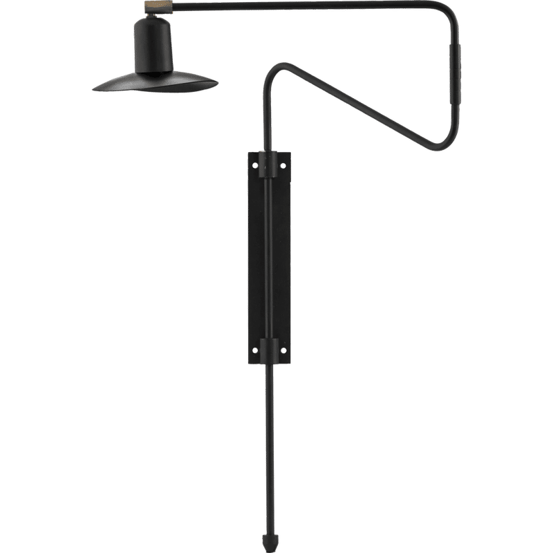 House Doctor Swing Wandlamp, Zwart