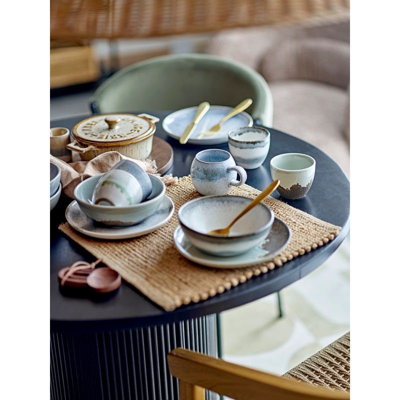 Ensemble de petit-déjeuner Bloomingville Paula, Bleu, Terre cuite