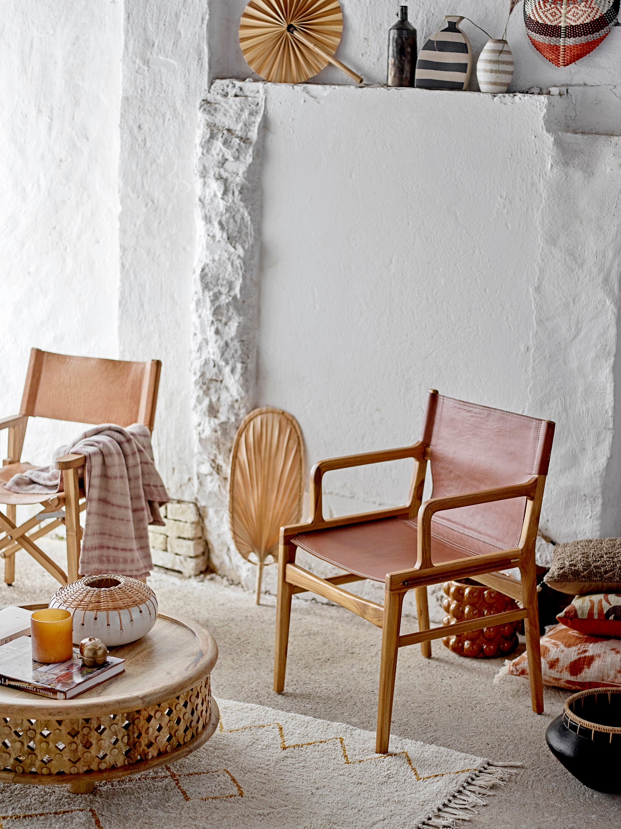 Blooming ville Dixon Deko-Skala, Schwarz, Terrakotta