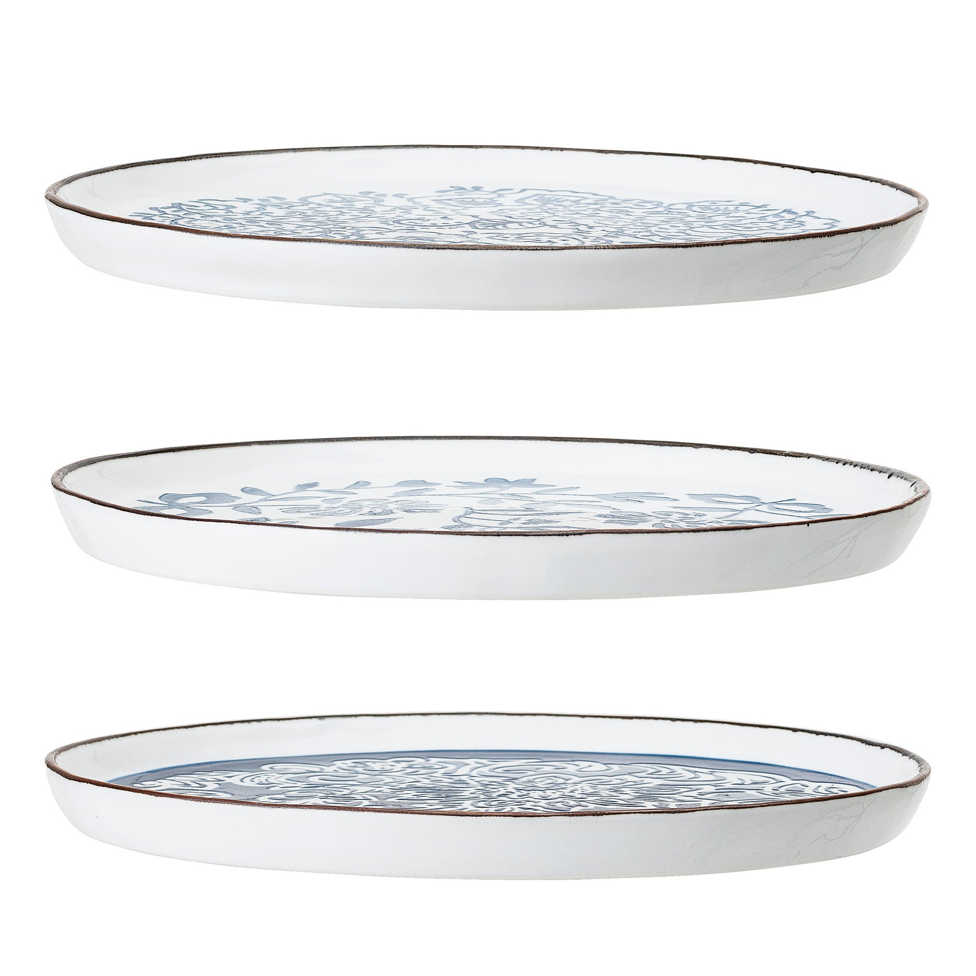 Blooming ville Molly Bord, Blau, Steinzeug