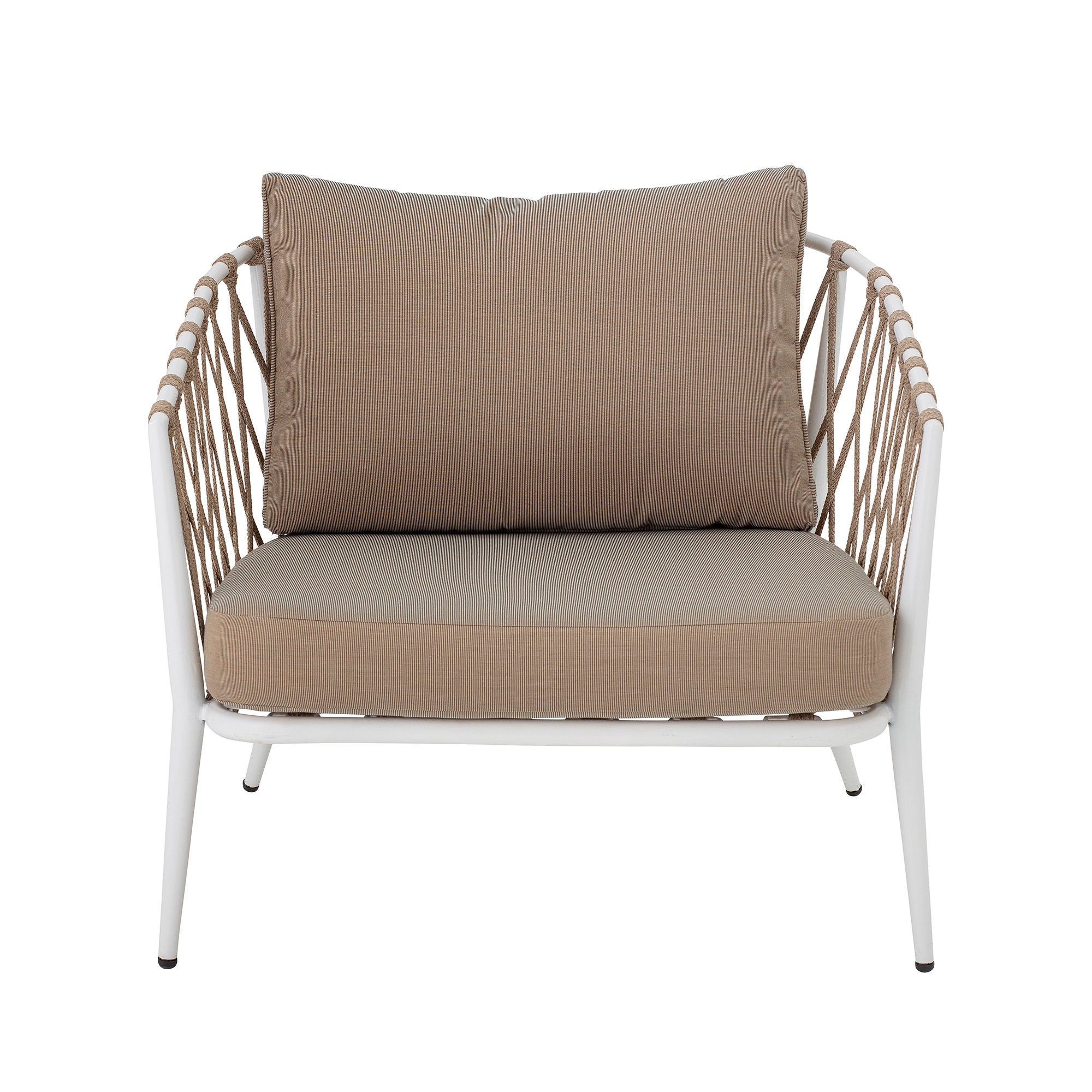 Creative Collection Fauteuil Cia, Blanc, Métal