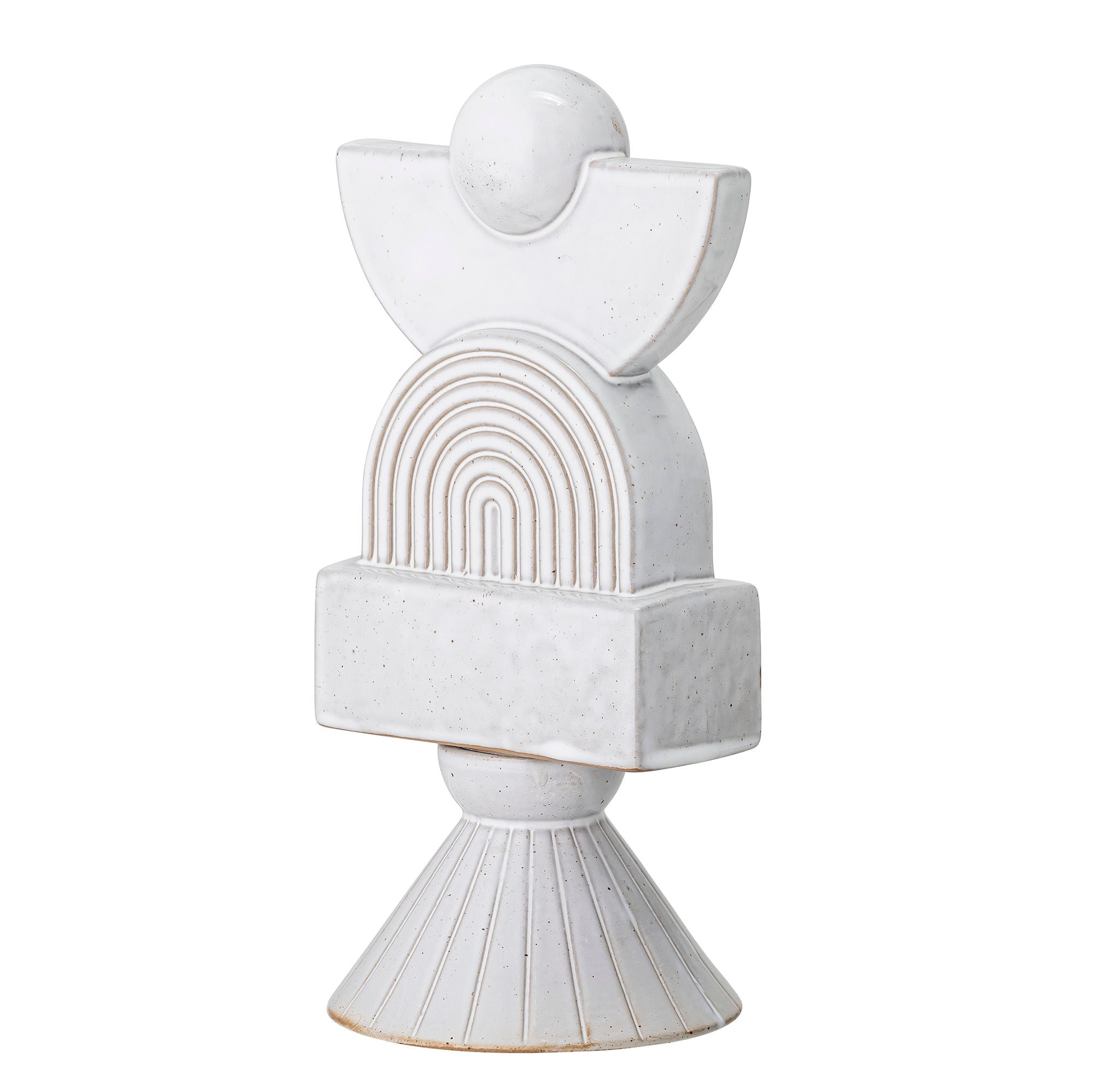 Bloomingville Beatrice Deco, Blanc, Grès
