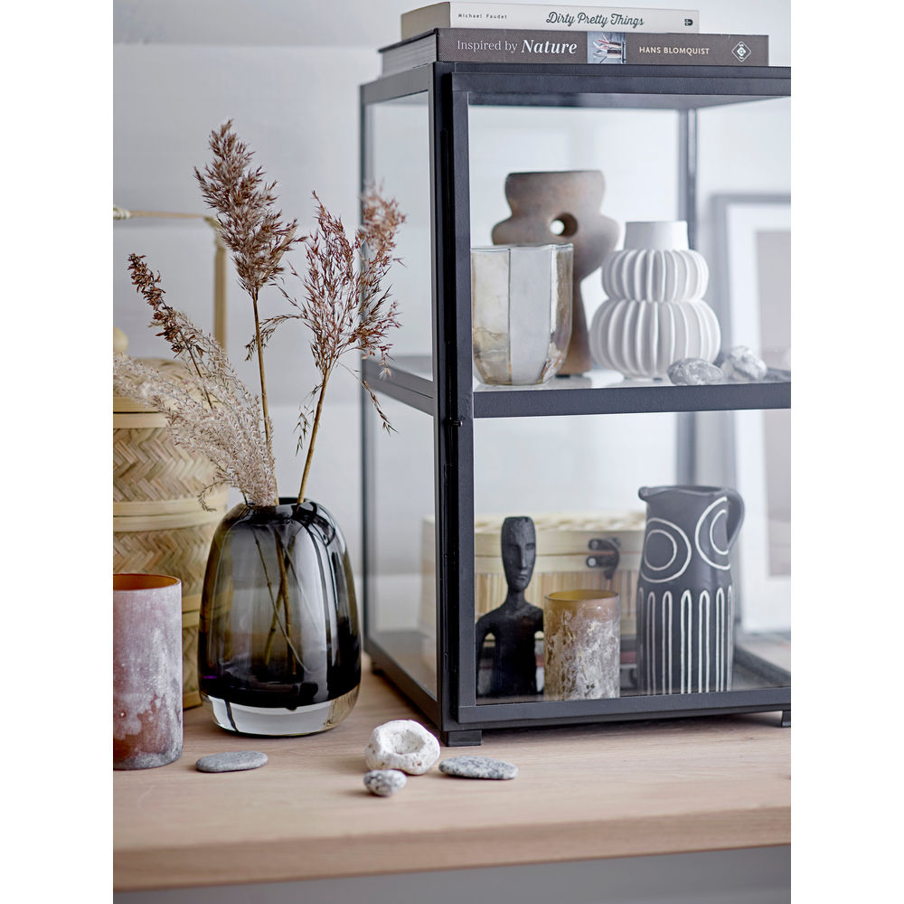 Bloomingville Vase Adjo, Gris, Verre